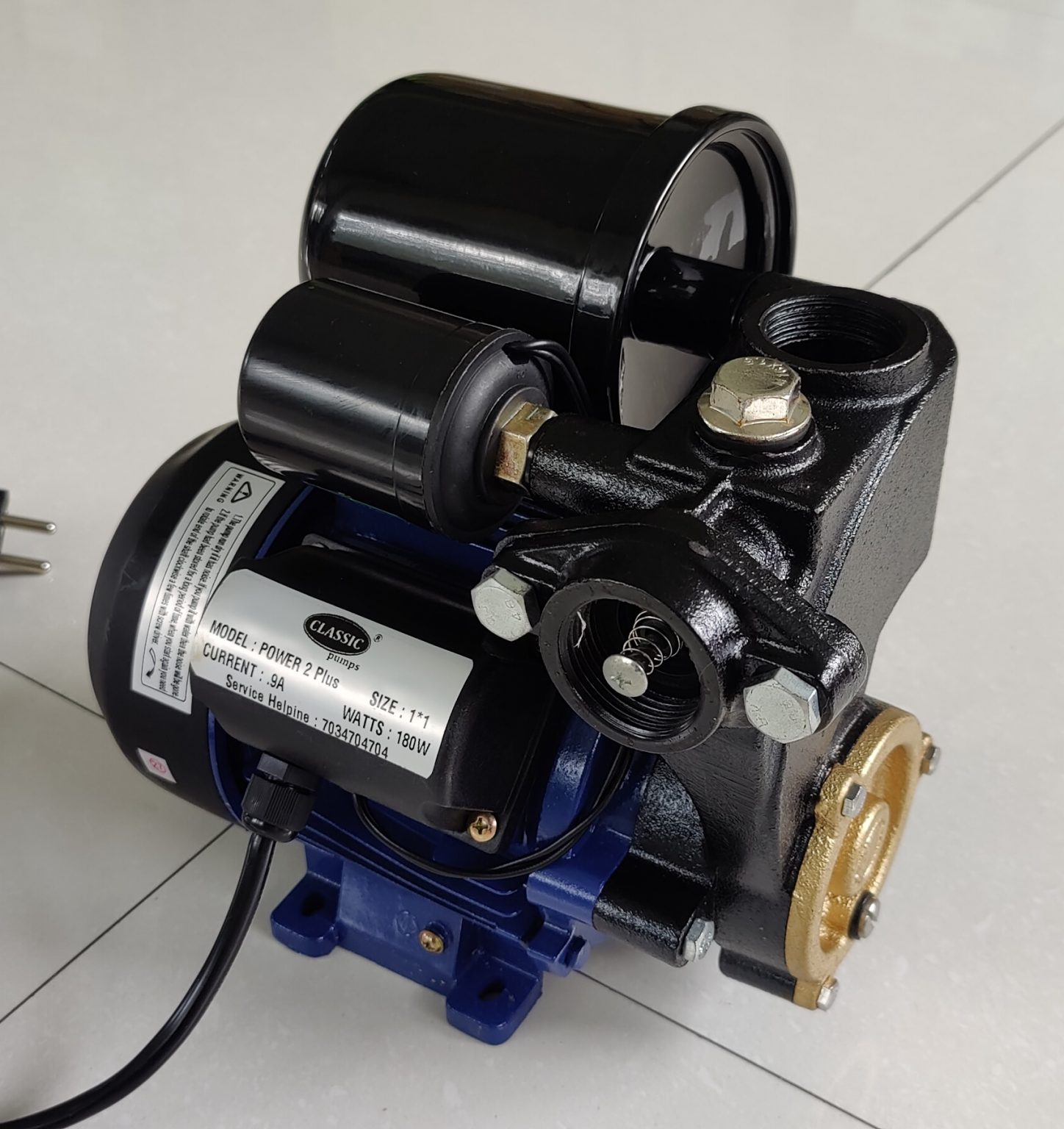 CLASSIC 180Watts Booster Pump Washing Machine 2 Bathrooms