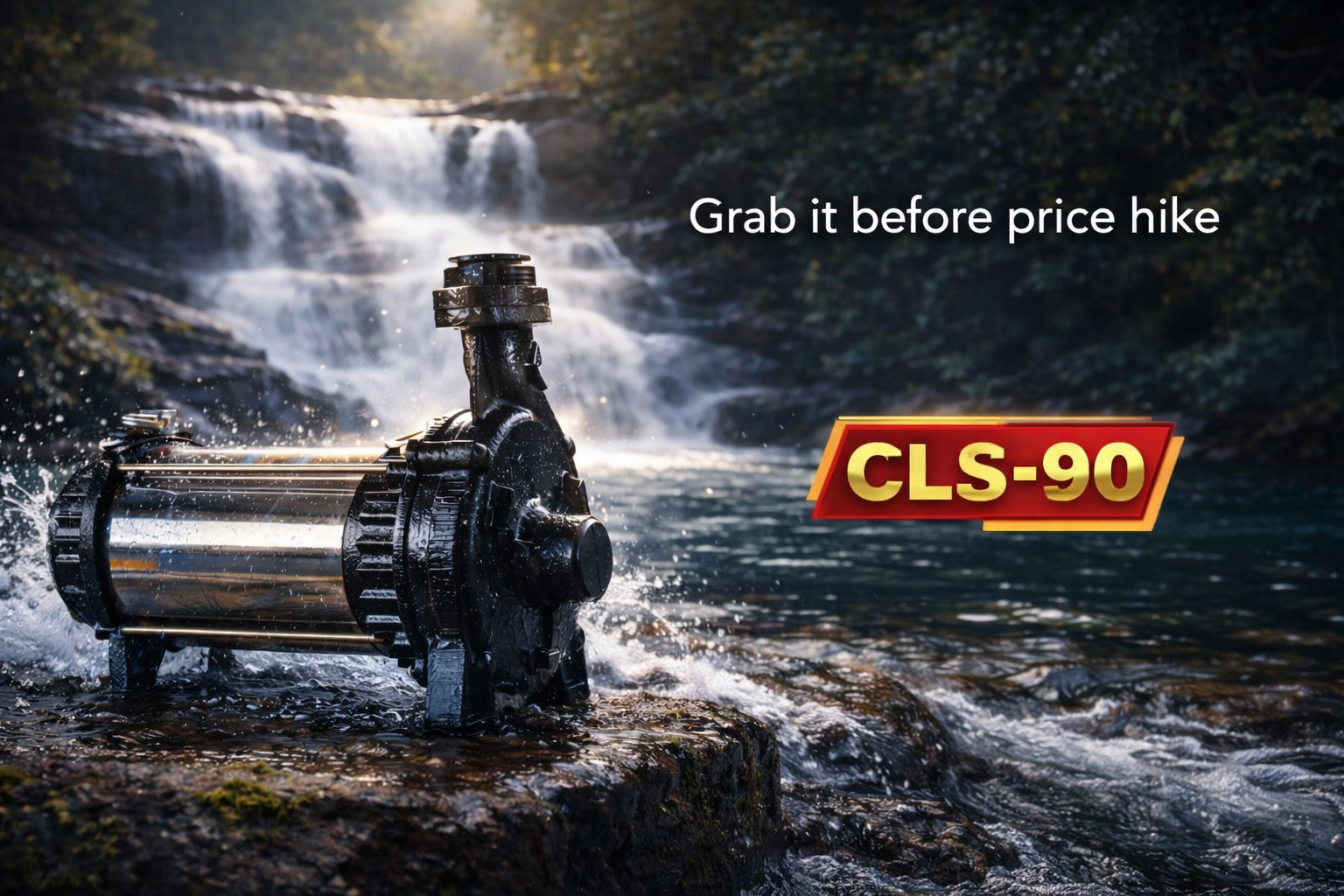 classic 1hp cls 90 openwell submersible with 10 meter cable